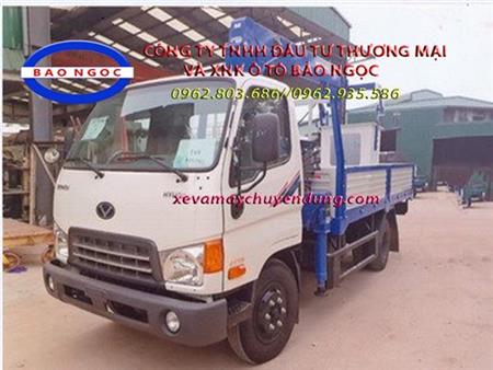 Xe tải hyundai hd 99 gắn cẩu Tarado 3 tấn 4 đốt TM-ZE304MH